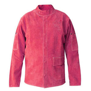 Chaquetas de Soldadura de Cuero Resistentes al Fuego, Ropa de Seguridad para Soldadores, Chaqueta de Trabajo de Manga Larga 2026 - Product Image 1