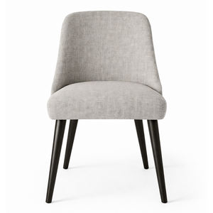 Chaise de salle à manger Niwara à dossier creux en bois de teck, style mi-siècle, qualité supérieure, tissu rembourré durable pour salle à manger d'hôtel, meilleur fournisseur - Product Image 2