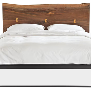 Wholesale Modern Floating <b>Platform</b> <b>Bed</b> | Solid Wood Sled Base <b>Bed</b> <b>Frame</b> - Product Image 1