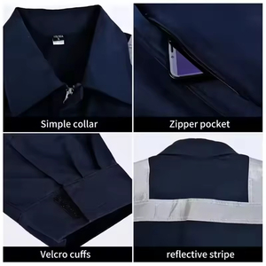 Combinaisons sur mesure pour hommes, vêtements de travail robustes, uniforme d'électricien, vêtements de sécurité pour la construction, combinaison personnalisable, fournisseur - Product Image 3