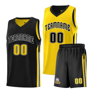 Ensemble de maillot et short de basketball personnalisés de haute qualité avec service d'impression de logo, nom et numéro pour l'école, le club, l'académie - Product Image 6