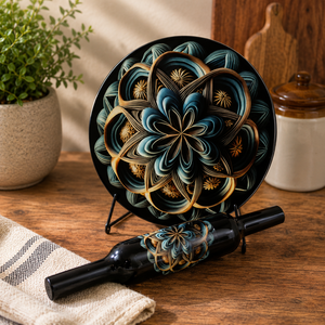 Planche à rouler et ensemble de Belan Falah International : Accessoires de cuisine pour la pâtisserie, pour la préparation manuelle de la pâte, attrayants et de qualité supérieure. - Product Image 1