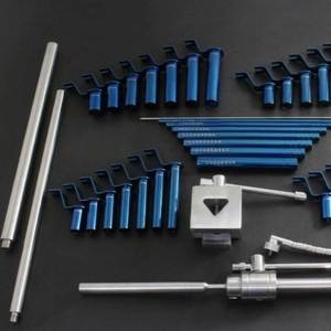 ชุดเครื่องมือผ่าตัดกระดูกสันหลังแบบรุกล้ำน้อย MIS Tubular Retractor System สีน้ำเงิน จำนวน 41 ชิ้น - Product Image 5