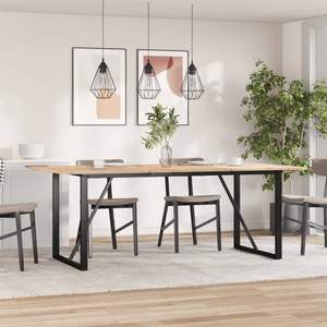 Pieds de table à manger en acier en forme de O 63''x31.5''x28.7'' pour l'amélioration des meubles - Product Image 1