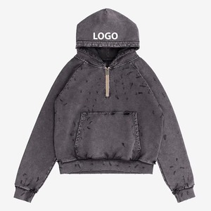 เสื้อฮู้ดดี้โอเวอร์ไซส์แบบยูนิเซ็กซ์ สีพื้น มีกระเป๋าโลโก้ด้านหน้า พิมพ์ลายด้วยเทคนิคฮีททรานเฟอร์ ผลิตจากผ้าฝ้ายเฟรนช์เทอร์รี่ - Product Image 6