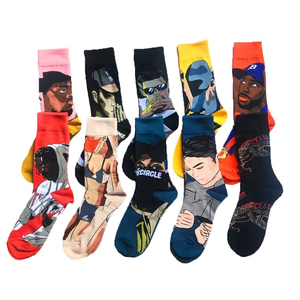 <b>Socks</b> Custom logo Crazy Fashion Men Dress Novelty Unisex Colorful Funny Printing <b>Socks</b> - Product Image 1