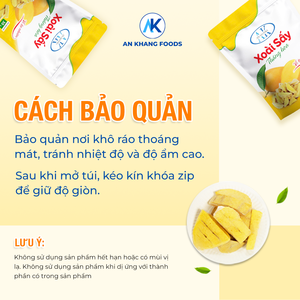 Mango en Rodajas Orgánico Liofilizado en Caja de Cartón Natural, Sin Conservantes, Certificado HACCP, Producto Vietnamita Más Vendido - Product Image 5