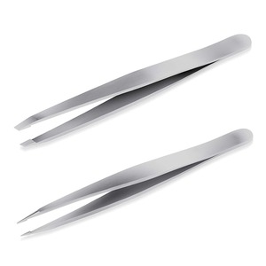 MAHFOOZ INSTRUMENTS - Pinzas para Cejas Inclinadas con Impresión Colorida, Recién Llegadas, para Depilación y Recorte de Pestañas - Product Image 2