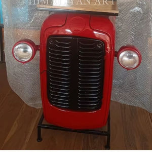 La Mejor Colección: Mueble Frontal para Tractor Massey Ferguson con Botellero y Portavasos, Arte Antiguo del Himalaya - Product Image 1