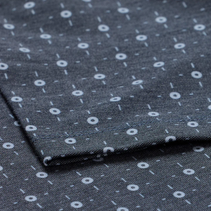 Polo en coton à manches courtes gris foncé pour homme, motif à pois, décontracté, tricoté, respirant, coupe classique - Product Image 6