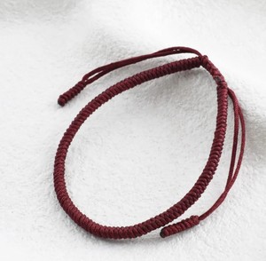 High QualityTibetan Handmade <b>Buddhist</b> Rope Knot Red Black Tan Green Multicolour Lucky BraceletElegant and Beautiful - Product Image 3