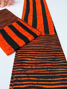 Tissu en Coton Africain Imprimé de Cire d'Éthiopie de Haute Qualité, Pagne Personnalisé à Motifs Vibrants pour Traditionnel - Product Image 4