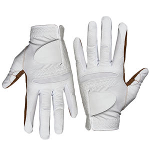 Guantes de Golf profesionales ligeros para hombres adultos, guantes de Golf de piel de oveja de Color marrón y blanco, guantes de Golf izquierdos y derechos para hombres y mujeres - Product Image 1