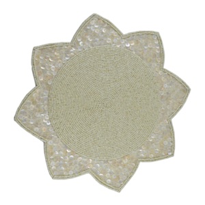 Star Place mat With <b>Beads</b> Design For Home Decor Tableware Dinning Table Party and Wedding Design Pads - Product Image 1