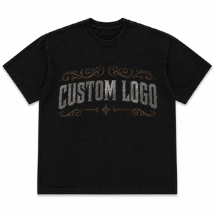 Camiseta de Hombre Oversize 100% Algodón, Nueva Colección 2026, Impresión DTG con Pedrería, Estilo Urbano, Cuello Redondo, Manga Corta, Personalizable - Product Image 1
