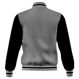 แจ็คเก็ตฤดูหนาวแบบ Letterman ดีไซน์เฉพาะตัว พร้อมโลโก้ด้านหน้าบนผ้าแคนวาส ผลิตจากผ้าฝ้าย 100% ระบายอากาศได้ดี คุณภาพสูง สินค้ามาใหม่ - Product Image 3