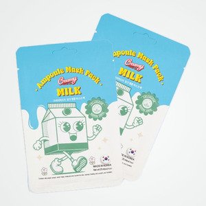 แผ่นมาส์กหน้าเกาหลี CreamyHeartMe Milk Ampoule Mask Pack 25 มล. 10 ชิ้น ผลิตภัณฑ์ดูแลผิวหน้า สกินแคร์เกาหลี - Product Image 3