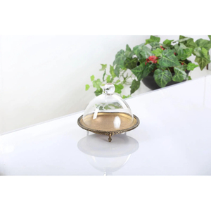 Soportes de Metal para Pasteles con Cubierta de Cristal, Base Redonda de Alta Calidad para Exhibición de Postres, Suministros para Pasteles de Cumpleaños - Product Image 6