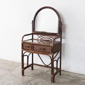 Rattan makeup <b>table</b> handcrafted vanity desk <b>dressing</b> mirror <b>tables</b> bedroom furniture for girls - Product Image 6