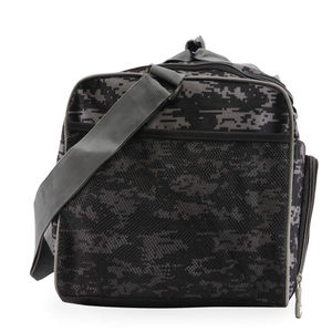 Nouvel article Sac de sport unisexe 20-30L en polyester à motif géométrique avec fermeture éclair, poignée souple et sangle réglable pour la gym, le fitness et les loisirs - Product Image 4