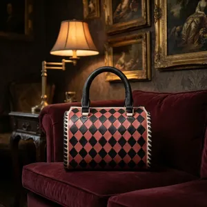 Genuine Leather Shoulder Bag Women <b>Handbag</b> Zipper Purse Portable Daily Travel Bag Luxurious Look - Product Image 3