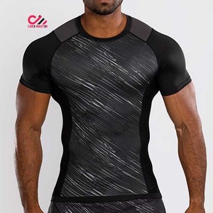 OEM Custom Rash Guard Fully Sublimation <b>Compression</b> <b>Shirt</b> Long Swim <b>Shirts</b> for MMA Rashguard Protection - Product Image 1