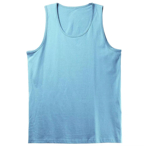 Camiseta sin mangas para hombre, corte holgado, informal, cómoda, de algodón suave, ligera, para uso diario, personalizable OEM - Product Image 3