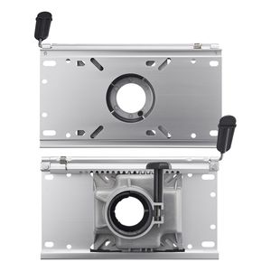 Base Scorrevole per Sedile Barca in Lega di Alluminio con Regolazione Avanti e Indietro da 5 Pollici, Accessorio Nautico - Product Image 1