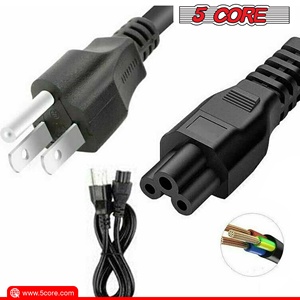 Cable de Alimentación CA de 5 Núcleos, 10 Pies, 3 Puntas, Adaptador de Extensión Macho a Hembra para EE. UU., 16AWG/2C, 125V, 13A - Product Image 3