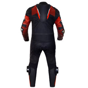 ชุดกีฬาหนังวัวแท้แบรนด์ดังอันดับต้นๆ สำหรับขี่มอเตอร์ไซค์และแข่งรถ  แบบชุดเดียวหรือสองชุด สำหรับผู้ชาย สไตล์ลำลอง - Product Image 3