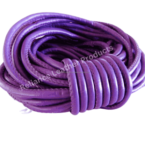 Vente flash : cordon en cuir véritable brun clair, cousu, personnalisable, pour bijoux, artisanat DIY, bracelet/charme, cuir Reliancr - Product Image 5