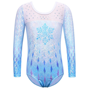 Justaucorps de gymnastique à manches longues uni, short taille mi-haute, taille élastique, respirant, séchage rapide, sans couture, Spandex/Nylon - Product Image 1