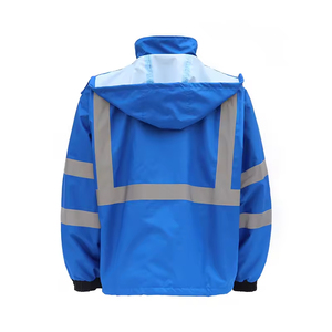 Chaqueta de Seguridad de Alta Visibilidad para Trabajo de Construcción, Chaqueta Protectora Reflectante Naranja de Alta Visibilidad en ZOHAN CREATIONS - Product Image 2