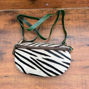 Bolso de Pecho Hecho a Mano de Cuero Reciclado con Estampado de Animales para Mujer, Bolso de Hombro Deportivo de Piel de Vaca Occidental para Ciclismo - Product Image 5