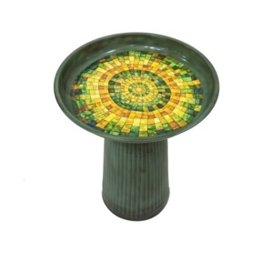 Garden Bird <b>Bath</b> Metal Pedestal Bird <b>Bath</b> Decorative Outdoor Yard Ornament New Garden Bird <b>Bath</b> - Product Image 5