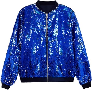 Blouson Bomber Unisexe à Paillettes, Imperméable, Coupe-Vent, Respirant, pour l'Hiver et les Fêtes - Product Image 1