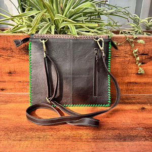 Bolso de cuero tallado a mano de alta calidad, bandolera de cuero de vaca, bolso gitano bohemio hecho a mano, bolsos multiusos con estilo occidental - Product Image 4