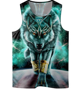 Camisetas sin mangas de moda al por mayor para hombre, camisetas de culturismo de corte largo con logo personalizado, camisetas de gimnasio lisas para hombre - Product Image 5