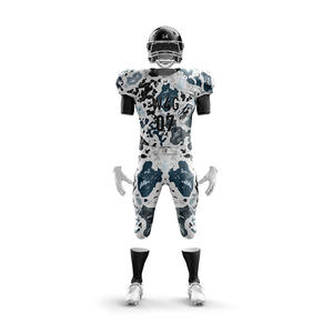 Ensemble de maillots et shorts de football américain personnalisés pour hommes adultes W4G, 100% polyester respirant, imprimé par sublimation, taille plus - Product Image 1