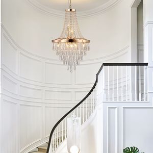 Elegante Lampadario a Sospensione Moderno a 11 Luci con Finitura Dorata, Design a Più Livelli, 20 Pollici, per Sala da Pranzo - Product Image 4