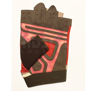 Gants de musculation professionnels rouges et noirs avec rembourrage amélioré de la paume |   Poignée antidérapante de qualité supérieure pour un équipement de musculation ultime - Product Image 5