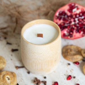 Cozy Wedding Decor <b>Candle</b> Centerpiece Stand <b>Large</b> Bamboo <b>Candles</b> for Tabletop Centerpieces - Product Image 4