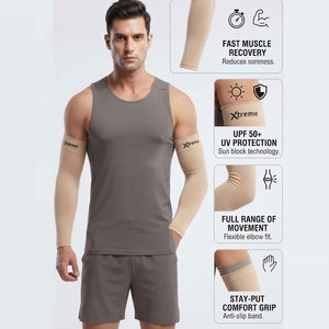 Manchon de compression sportif personnalisé avec logo pour le basketball, la course estivale, la protection UV, le cyclisme - Product Image 5