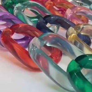 Adornos de Pared Modernos de Cadena Acrílica, Hechos a Mano con Resina, para Decoración del Hogar - Product Image 1