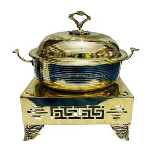 Produits tendance 2024 nouveauté Design classique fête mariage en laiton réchaud avec support forme et taille personnalisées - Product Image 2