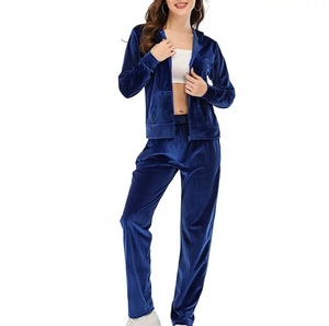 Breathable Unisex Winter Plus Size Track Suits Hoodie and Pants Set Velvet 2 Piece Embroidery - Product Image 3