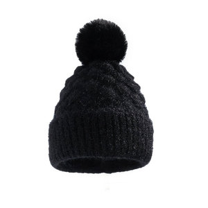 High Quality Knitted Winter Beanie Cap Custom Design Double-Sided Reversible Polyester/Cotton Travel Outdoor <b>Ski</b> - Product Image 2