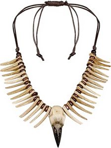 Collar de Dientes de Hueso, Estilo Bárbaro Salvaje, para Cosplay de Halloween - Product Image 4