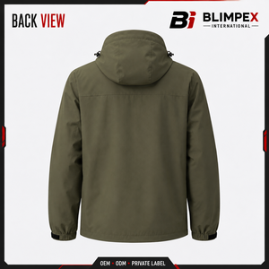 Top Ranking Men Winter Windbreaker <b>Rain</b> <b>Jacket</b> Stand Zipper Front Eco-Friendly Breathable Hooded <b>Jacket</b> Hot Selling New Arrival - Product Image 3
