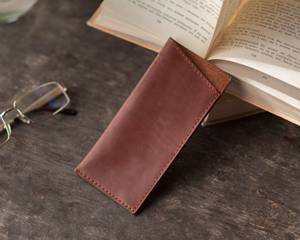 Premium Cowhide Leather Glasses Case Handmade Soft Spectacles Pouch Luxury Slim <b>Sunglasses</b> Cover Leather Bag LGC-0144 - Product Image 5